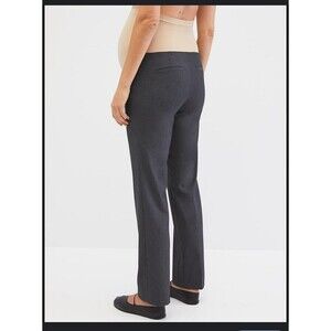 NWT Motherhood Maternity Gray Work Pants Pantsuit Sz Small